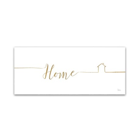 Trademark Fine Art Veronique Charron 'Underlined Thoughts II' Canvas Art, 8x19 WAP00895-C819GG